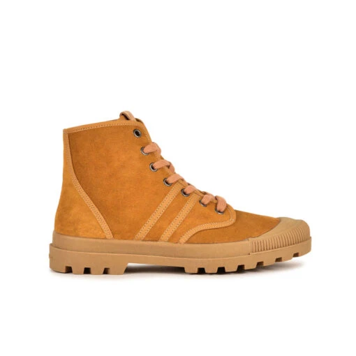 Pataugas AUTHENTIQUE/S H4G OCRE -Pataugas Soldes Boutique BOOTS HOMME AUTHENTIQUE S H4G OCRE lacet1